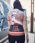 RIVANELLE jersey de manga corta - FREE ELITE LADY LIMITED EDITION - naranja/multicolor