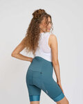 RIVANELLE pantalones cortos de tirantes - ACTIVE ELITE - verde/blanco