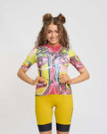 RIVANELLE jersey de manga corta - FURIOSO - rojo/amarillo