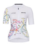 RIVANELLE jersey de manga corta - MAAPPI ELITE LADY - blanco/multicolor