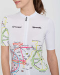 RIVANELLE jersey de manga corta - MAAPPI ELITE LADY - blanco/multicolor
