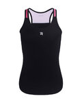 RIVANELLE maillot sin mangas - SPARK ELITE - negro/rosa