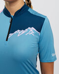 RIVANELLE jersey de manga corta - ADVENTURE - azul