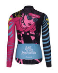 RIVANELLE maillot de invierno de manga larga - MEDITATION WINTER - negro/rosa