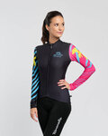 RIVANELLE maillot de invierno de manga larga - MEDITATION WINTER - negro/rosa