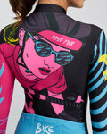 RIVANELLE maillot de invierno de manga larga - MEDITATION WINTER - negro/rosa