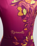 RIVANELLE jersey de manga corta - BAROC - púrpura/amarillo