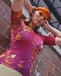 RIVANELLE jersey de manga corta - BAROC - púrpura/amarillo