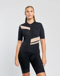 RIVANELLE jersey de manga corta - GLAMOR - negro/beige