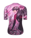 RIVANELLE jersey de manga corta - ROSESCAPE - púrpura/negro