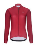 RIVANELLE maillot de invierno de manga larga - PERFORMANCE WINTER - granate