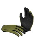 IXS guantes de dedos largos - CARVE DIGGER - verde/negro