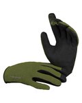 IXS guantes de dedos largos - CARVE - verde/negro