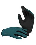 IXS guantes de dedos largos - KIDS CARVE - verde/negro