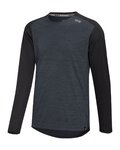 IXS maillot de verano de manga larga - KIDS FLOW X - negro/gris