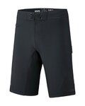 IXS pantalones cortos sin tirantes - FLOW XTG - negro