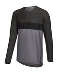 IXS maillot de verano de manga larga - FLOW XTG LS - gris/negro