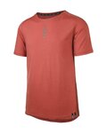 IXS jersey de manga corta - FLOW MERINO - rojo