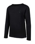 IXS maillot de verano de manga larga - FLOW MERINO LS - negro