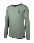IXS maillot de verano de manga larga - FLOW MERINO LS - verde