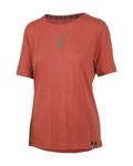IXS jersey de manga corta - FLOW MERINO SS - rojo