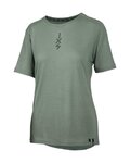 IXS jersey de manga corta - FLOW MERINO SS - verde