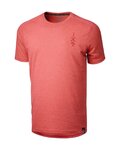 IXS Camiseta de manga corta - FLOW 1.0 TECH TEE - rojo