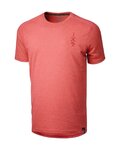 IXS Camiseta de manga corta - KIDS FLOW 1.0 TECH TEE  - rojo