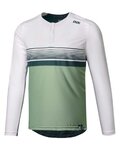 IXS maillot de verano de manga larga - FLOW LITE 1.0 - blanco/verde