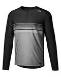IXS maillot de verano de manga larga - FLOW LITE 1.0 - negro/gris