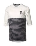 IXS Maillot de manga 3/4 - CARVE 1.0 - blanco/gris