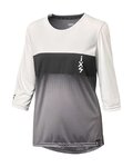 IXS Maillot de manga 3/4 - CARVE 1.0 W - blanco/gris