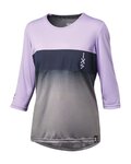 IXS Maillot de manga 3/4 - CARVE 1.0 W - púrpura/gris