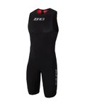 ZONE3 monos - STEAMLINE - negro/rojo