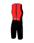 ZONE3 monos - STEAMLINE - negro/rojo