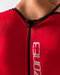ZONE3 monos - STEAMLINE - negro/rojo
