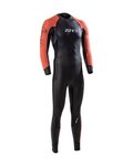 ZONE3 monos - VENTURE - negro/naranja