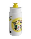 ELITE botella de agua - FLY TOUR DE FRANCE FAMMES 550 - blanco/amarillo