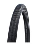 SCHWALBE chaqueta - BIG APPLE 28x2.15 (55-622) PERF RACE GUARD  - negro