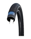 SCHWALBE chaqueta - SUPER MOTO-X 27.5x2.40 (62-584) PERF GREEN GUARD ADDIX - negro