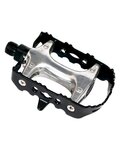 LONGUS pedales - CAGE MTB FE/AL - negro/plateado