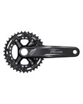 SHIMANO manivelas con convertidor - DEORE M4100 175mm 36/26 - negro