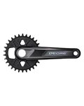 SHIMANO manivelas con convertidor - DEORE M6120 175mm 30 - negro