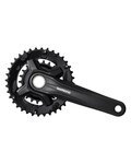 SHIMANO manivelas con convertidor - ALTUS M210 175mm 36/22 - negro
