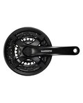 SHIMANO manivelas con convertidor - TOURNEY TY501 170mm 42/34/24 - negro