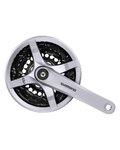 SHIMANO manivelas con convertidor - TOURNEY TY501 170mm 42/34/24 - plateado