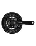 SHIMANO manivelas con convertidor - TOURNEY TY501 170mm 48/38/28 - negro