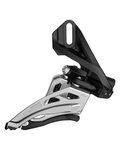 SHIMANO pulse - DEORE M4100 SIDE SWING D-TYPE - plateado/negro