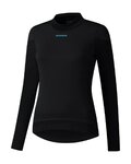 SHIMANO camiseta de manga larga - BEAUFORT LONG - negro