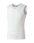 SHIMANO camiseta sin mangas - VERTEX MESH SL - blanco